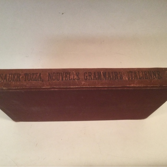 Sauer - Tora Grammaire Italienne Jules Groos 1909. - Picture 2 of 4